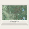 Florham Park, New Jersey map print, the full design