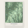 Pittsfield, New York map print, the full design