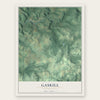 Gaskill, Pennsylvania map print, the full design
