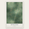 Seven Oaks, Texas map print, the full design