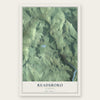 Readsboro, Vermont map print, the full design
