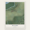 McClure, Illinois map print, the full design