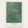 Plumsted, New Jersey map print, the full design