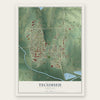 Tecumseh, Nebraska map print, the full design