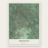 Perinton, New York map print, the full design