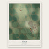Ault, Colorado map print, the full design