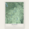 Grafton, New York map print, the full design