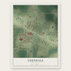 Verndale, Minnesota map print, the full design