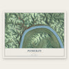 Pomeroy, Ohio map print, the full design