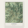 Lowhill, Pennsylvania map print, the full design
