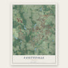 Fayetteville, Georgia map print, the full design
