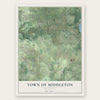 Town of Middleton, Wisconsin map print, the full design