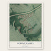 Spring Valley, Kentucky map print, the full design