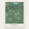 Ingersoll, Michigan map print, the full design