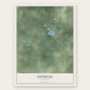 Otsego, Wisconsin map print, the full design