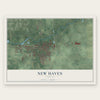 New Haven, Indiana map print, the full design