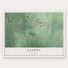 Gaastra, Michigan map print, the full design