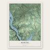 Martic, Pennsylvania map print, the full design