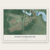 South Toms River, New Jersey map print, the full design
