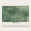 Edwards, Mississippi map print, the full design
