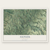 Saltlick, Pennsylvania map print, the full design