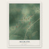 McGrath, Minnesota map print, the full design