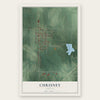 Chrisney, Indiana map print, the full design