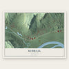 Kimball, Tennessee map print, the full design
