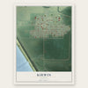 Kirwin, Kansas map print, the full design