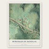 Borough of Donegal, Westmoreland County, Pennsylvania map print, the full design