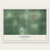 Fairmont, Nebraska map print, the full design