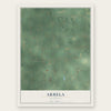 Arbela, Michigan map print, the full design