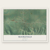 Moorefield, Arkansas map print, the full design