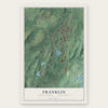 Franklin, Sussex County, New Jersey map print, the full design