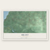 Brant, New York map print, the full design