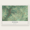 Winlock, Washington map print, the full design