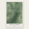 Town of Lowell, Wisconsin map print, the full design