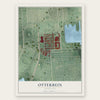 Otterbein, Maryland map print, the full design