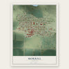 Morrill, Nebraska map print, the full design