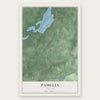 Pamelia, New York map print, the full design