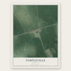 Templeville, Maryland map print, the full design