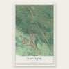 Napavine, Washington map print, the full design