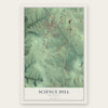 Science Hill, Kentucky map print, the full design