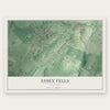 Essex Fells, New Jersey map print, the full design