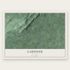 Gardiner, New York map print, the full design