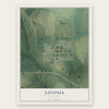 Livonia, Missouri map print, the full design
