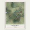 Altheimer, Arkansas map print, the full design