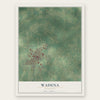 Wadena, Minnesota map print, the full design