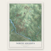 North Augusta, South Carolina map print, the full design