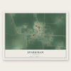 Sparkman, Arkansas map print, the full design